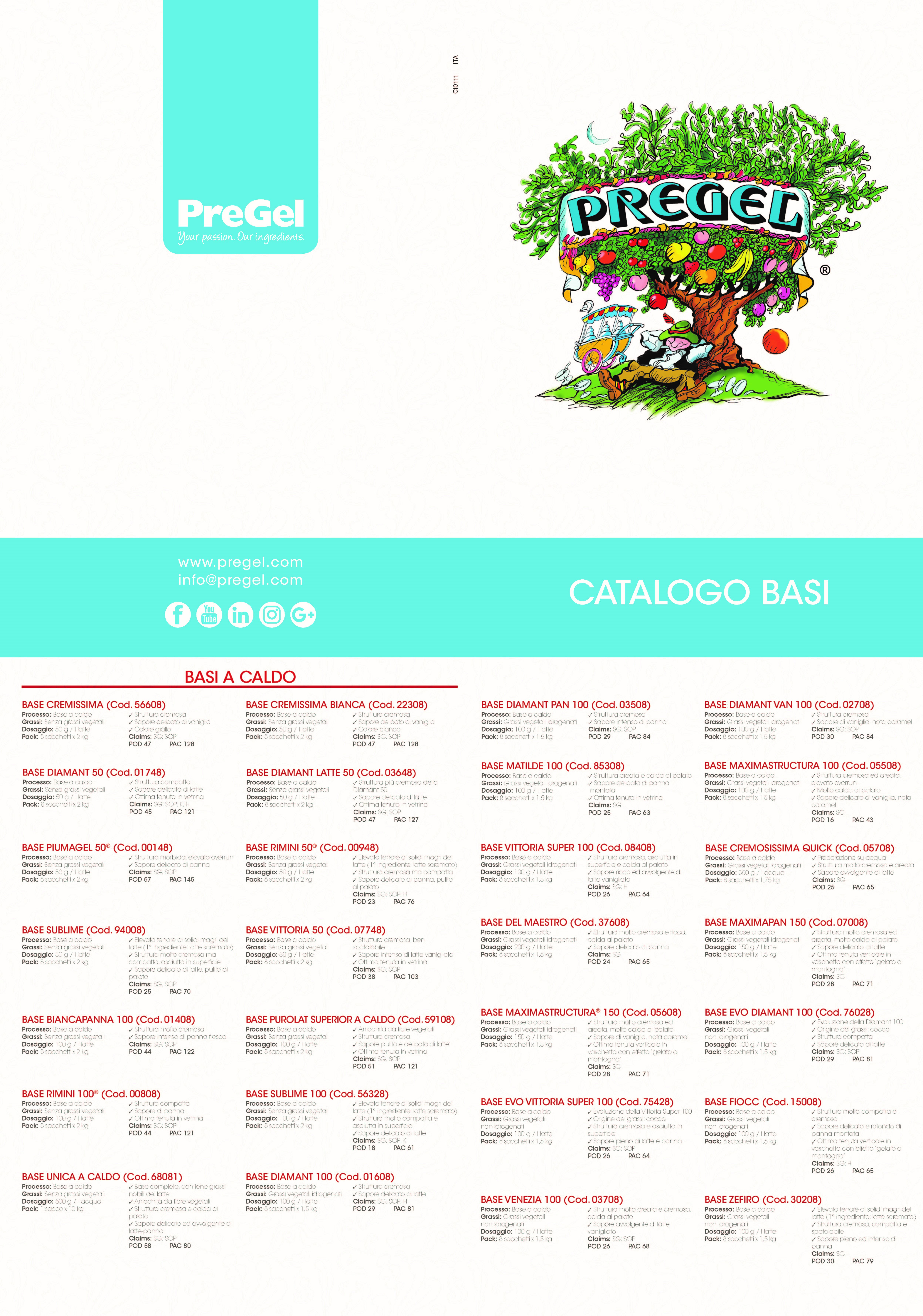 Pregel – Catalogo Basi