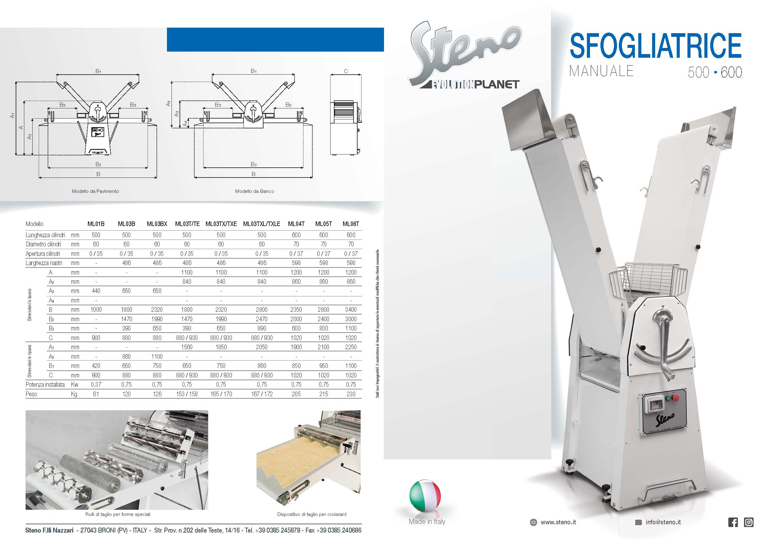 Steno – Sfogliatrice